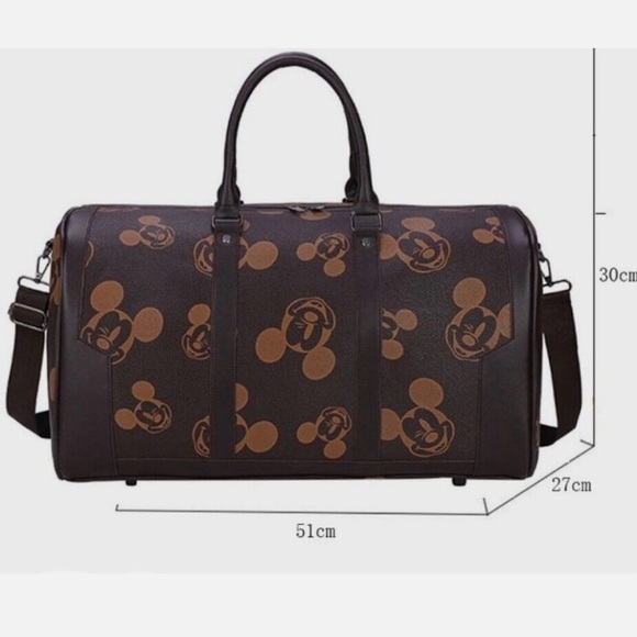 Disney Mickey Mouse Brown Duffel Travel
Overnight Weekender Bag - Picture 3 of 3